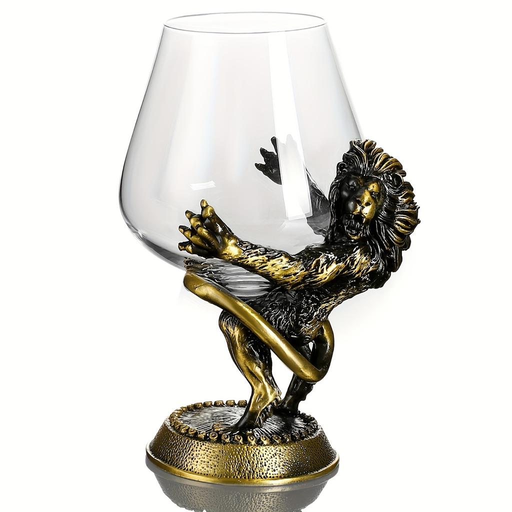 1 stk Vinglass med løvestilk Blyfri Krystallklar Champagneglass Beger For Whisky Cocktail For Bar Pub Klubb Restaurant Og Hjemmebruk Drikkeglass Ac