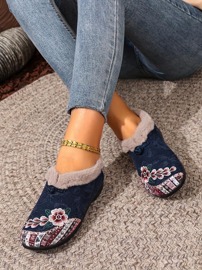 Women's Winter Warm Ankle Boots Lace-Up Front & Arch, Anti-Slip PVC Sole, Lightweight Durable Fabric & Soft Lining, Pink & Brown Tassel Trim