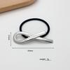 2026 Bow Hair Tie: Versatile, High Elastic Rubber Band with Retro Metal Accent