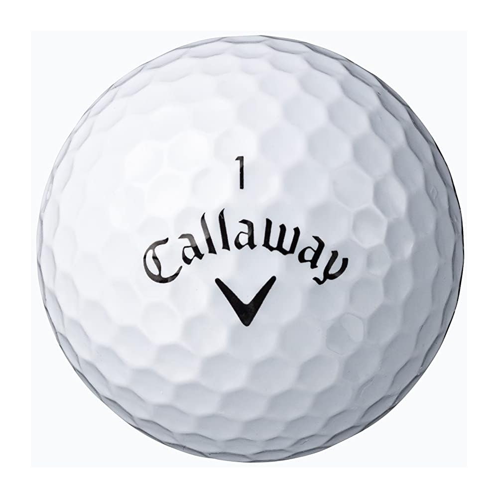 Bolas de Golfe Callaway Supersoft 23 Pacote com 12 Estrutura de 2 Peças Branco