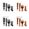 1 Set Combs Lightweight Portable Multifunctional Wear-resistant Modelling Tools Easy Installment Distinctive Hair Pick