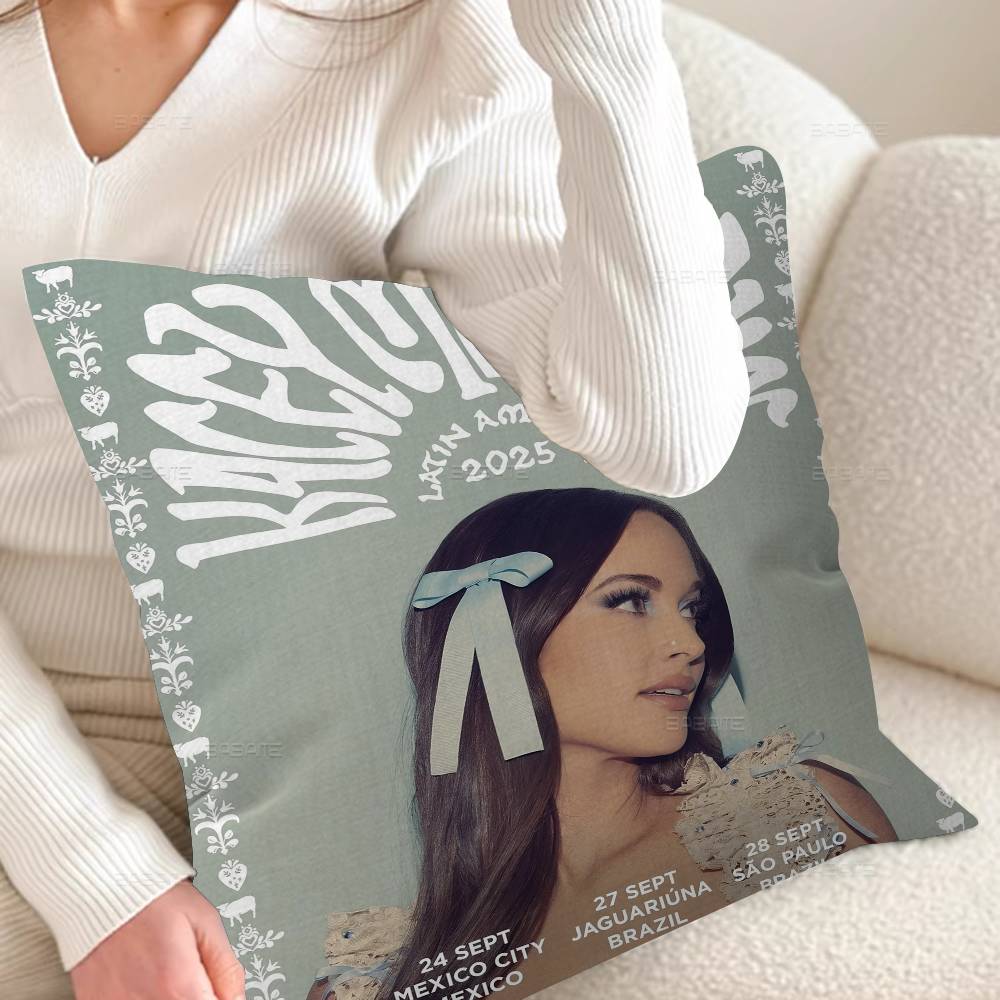 Singer Kacey Musgraves Middle Personalized Pillow Cover Kids Bedroom Wild Party Decor Pillowcase Kid Birthday Shower Gift