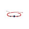 Evil Eye Adjustable Bracelet Set: 12-Piece Woven Rope with 7 Knots