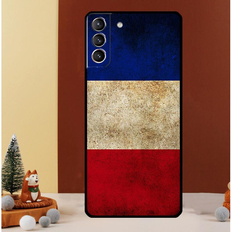 France National Flag Case For Samsung Galaxy S24 Ultra S20 S21 FE Note 10 20 Ultra S8 S9 S10 S22 S23 Plus Cover