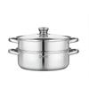 Debo 304 Stainless Steel Soup Pot & Steamer