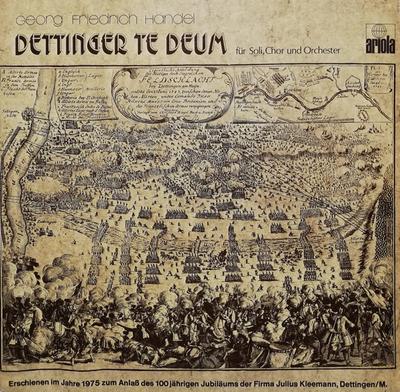 LP Record GEORG FRIEDRICH HANDEL  Dettinger Te Deum 80273PK EURODISC 1975 Germany Classical Used
