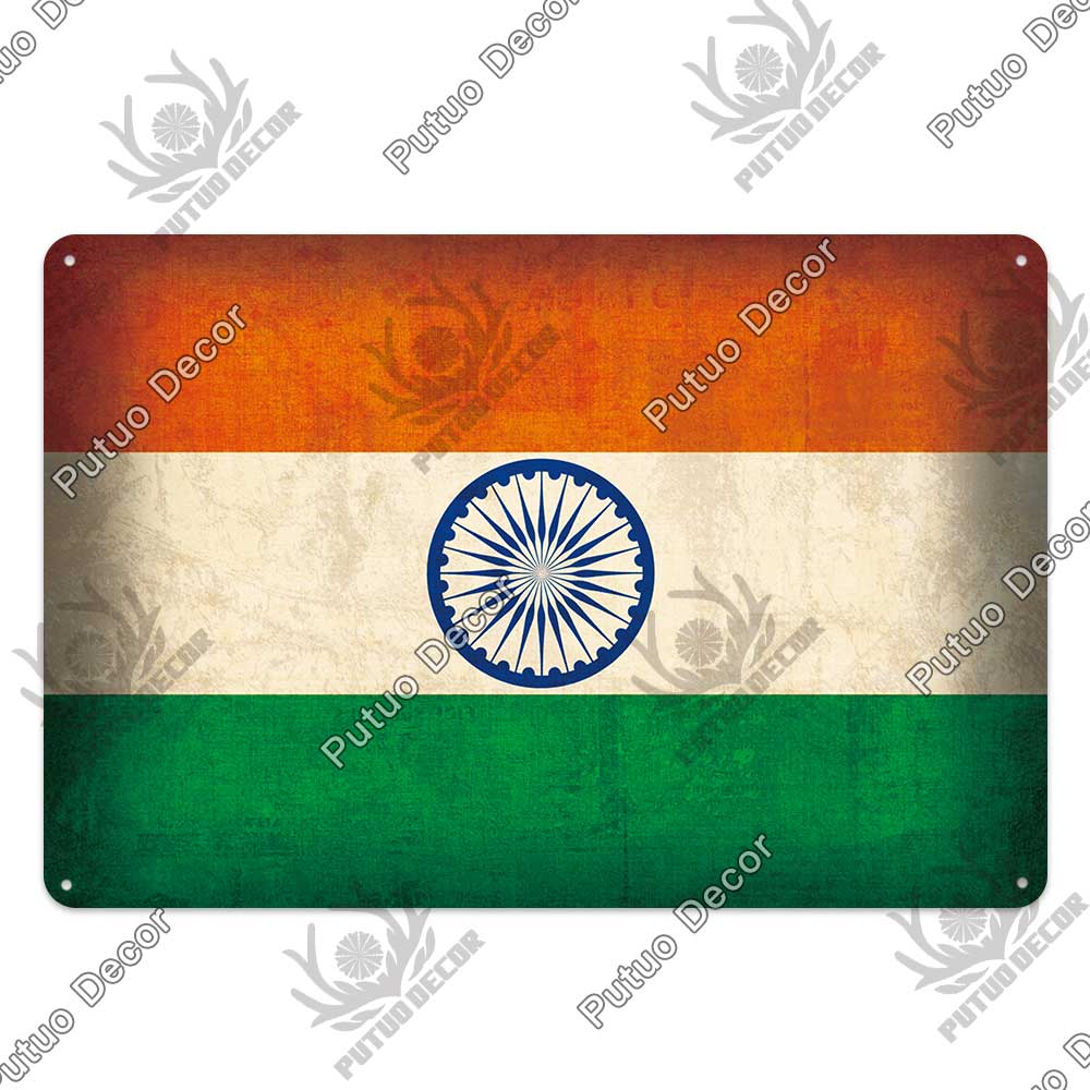 Dekorationsflagga Vintage Plakett Metallplatta Tennskylt Väggkonst Dekoration Affischer Man Cave Bar Pub Vardagsrum Hem Järnmålning