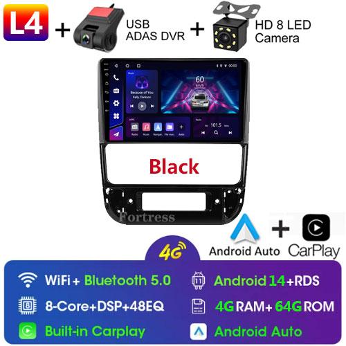 Fortress Android 14 For Peugeot 406 1994 - 2005 Autoradio Multimedia Radio Carplay Car Stereo GPS Navigation Head Unit Auto WIFI