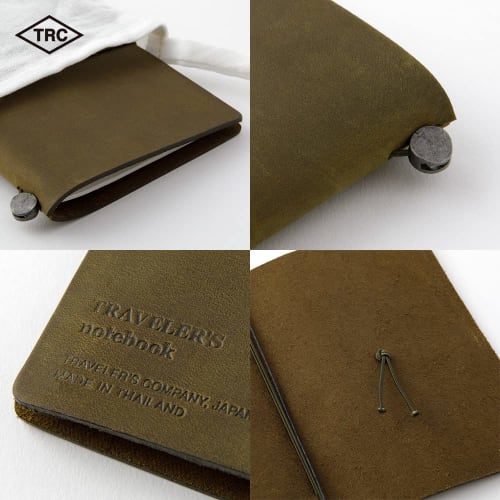 DESIGNPHIL Travelers Company Traveler's Note Passport Size with Limited Card Olive 15343006
