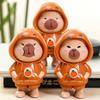 Capybara Press Face Doll Keychain Quirky Doll Cartoon Handpiece Small Ornaments Children's Gifts Cute Bag Charm