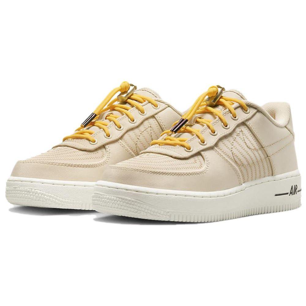 Nike Air Force 1 LV8 3 GS Sanddrift Citron Pulse Kids Sneakers Tan Hemp Sail DV1622-100