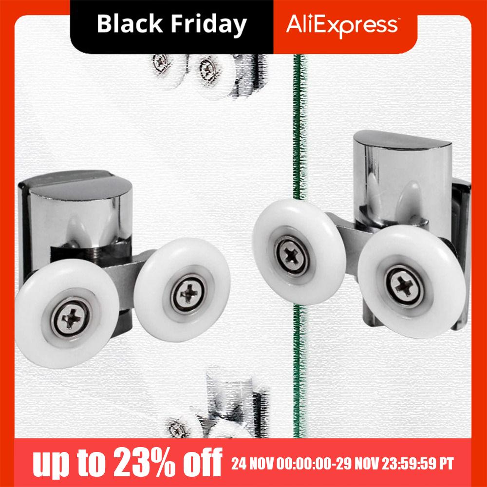 

Top / Bottom Door Wheels 23/25mm Bearing Rollers Sliding Door Rollers Aluminum Alloy Swinging Pulley Replacement Rollers Style A