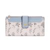 Organ Card Holder Portable Women Long Wallet Flower Card Pouch Multiple Cards Purse Korean Style Classic Clutch Money Bag Dating
