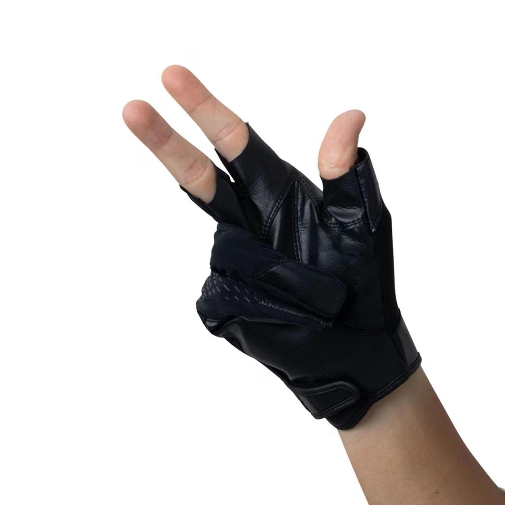 Shimano Limited Pro High Grip Magnet Gloves 3-Finger Cut GL-180Z Black L