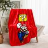 1pc Blanket Super Mario1 Print Design, Lightweight Blanket for Sofa, Bed- Soft &Warm, Gift for All Seasons like Christmas, Halloween