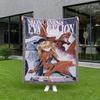 Custom Size Anime Woven Blanket Soft Home Cover Blanket for Couch Bed and Chair