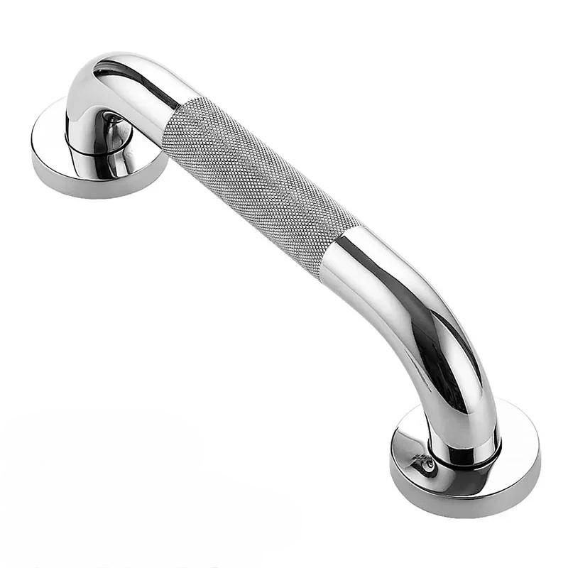 1Pc Stainless Steel Grab Bar Anti Slip Shower Safety Support Handle Bathroom Tub Toilet Handrail Prevent Falls Bathroom Fixture