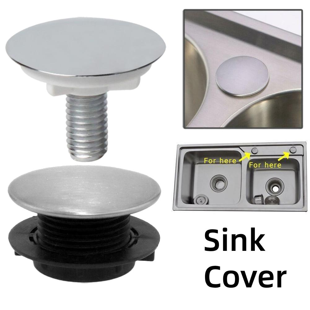 1Pcs Faucet Hole Cover Leak-proof Plastic Kitchen Sink Tap Hole Blanking Stopper Basin Cover Kitchen Bathroom Basin Accessories