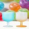 Drinking Gradient Color Goblet Clear High Feet Wine Glass Elegant Champagne Flutes  Gift