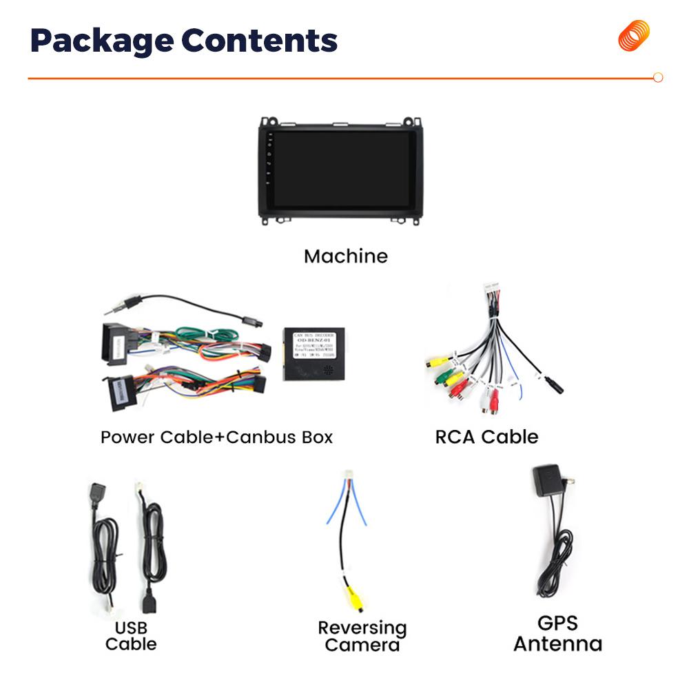 Android Car Radio Multimedia Player For Mercedes Benz B200 A B Class W169 W245 Viano Vito W639 Sprinter W906 GPS Stereo Receiver