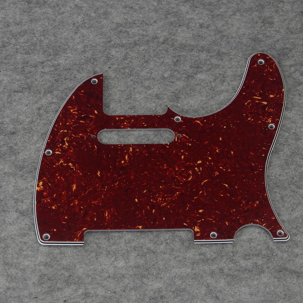 FLEOR 1 ks 8 otvorů TL elektrická kytara Pickguard Kryt proti poškrábání S šrouby pro pickguard