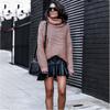 Morbido e Lussuoso Maglione Invernale da Donna con Collo Alto a Maglia Grossa per un Comfort Accogliente