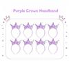 8-48Pcs Glitter Star Magic Wand Fairy Wand Tassel Glitter Sequins Princess Crowns Headband for Kids Birthday Party Gifts Wedding