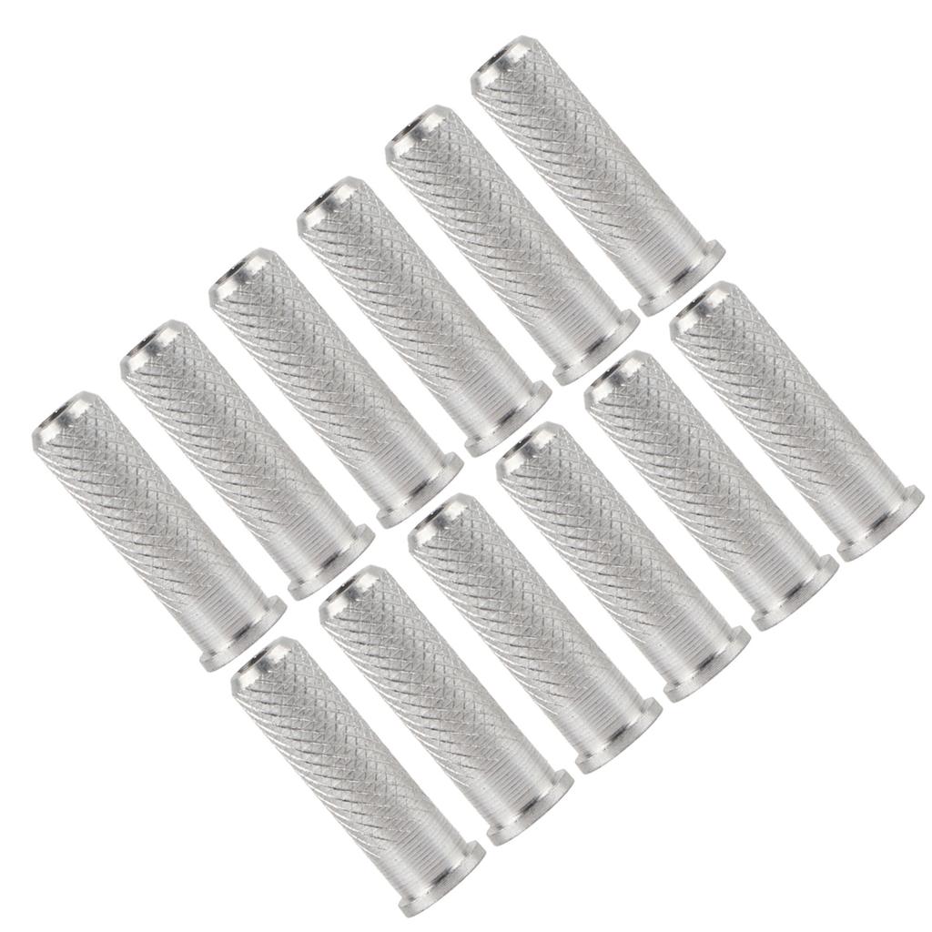 12pcs Replacements Archery Base Aluminum Inserts for Carbon Arrows 6.2mm