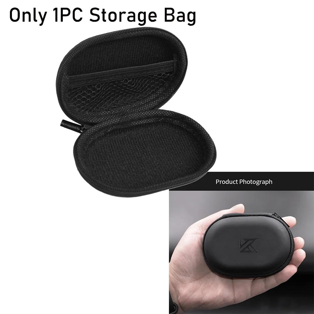 Earphones Case Carry Bag Portable Mini Zipper Headphone Bag Hard Aseismic Moisture Proof Headphone Bag Storage Box Headset Case