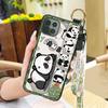 Durable Cute Phone Case For Cubot C30 Wrist Strap Anti-knock Cartoon Anti-dust Fashion Design Kickstand Waterproof Panda