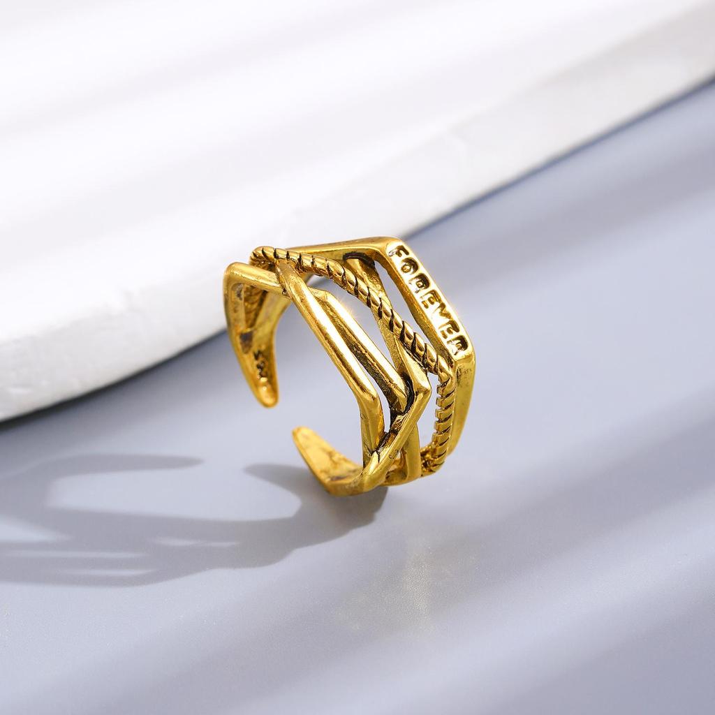 High-End Cross-Border Fashion Bow Ring for Women - European & American Style Open Index Finger Accessory