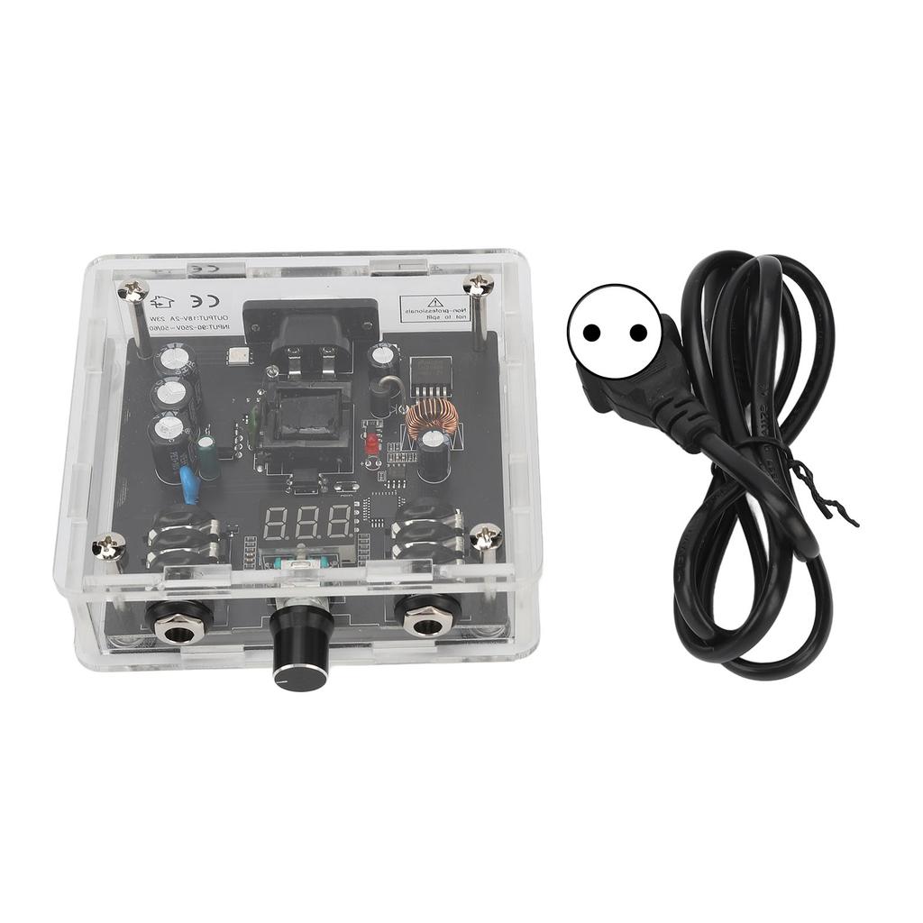 Tattoo Power Supply Digital LED Display Transparent 2 Modes Color Lights Tattoo Machine Power Supply