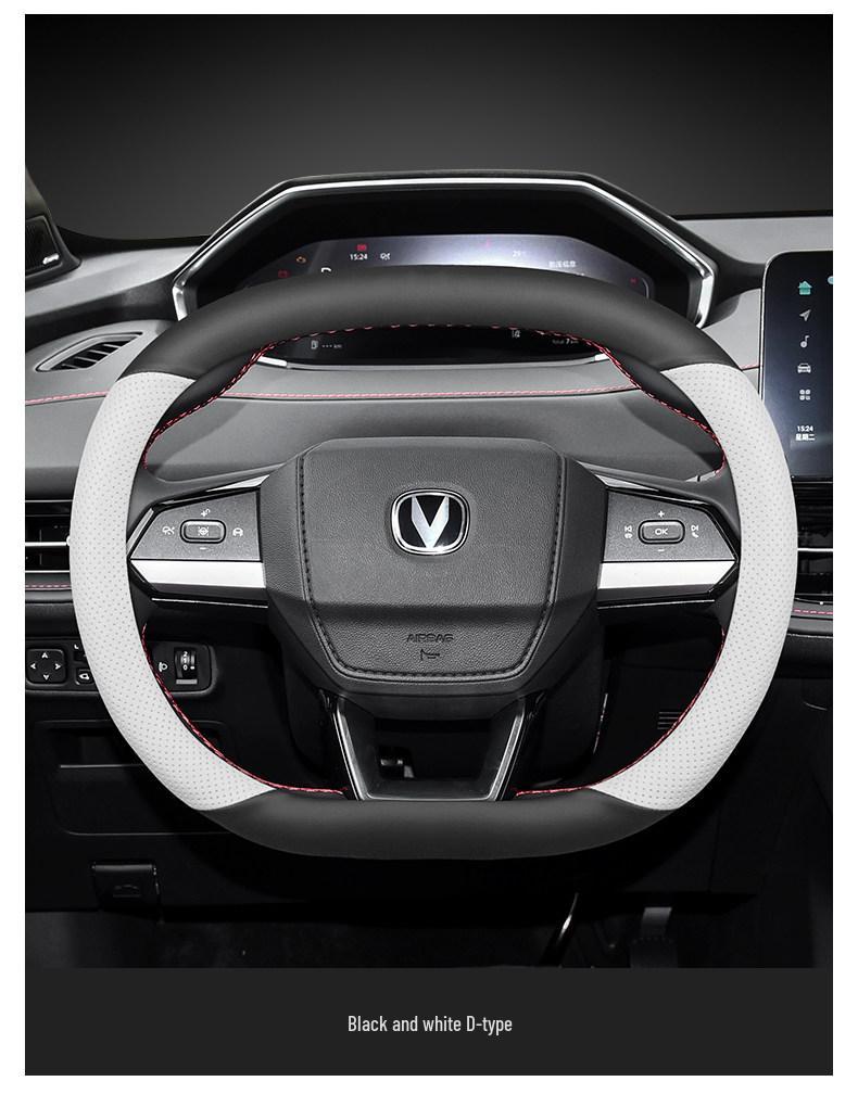 Changan CS55 PLUS & Yidda Unikunividd 2nd/3rd Gen Genuine Leather Steering Wheel Cover