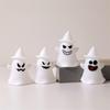 4Pcs Luminated Ghostly Figurine Desk Light Halloween Night Lamp Decoration For Table Mantels Kitchen Countertops Shelf