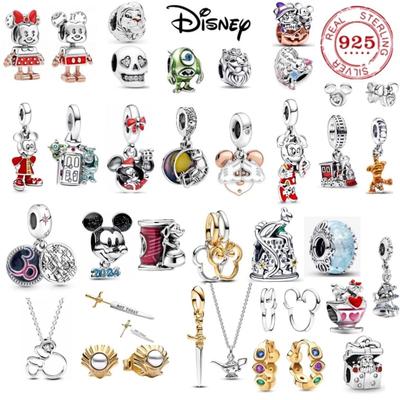 Fit Original 100% Copper New Robot Minnie Mickey Mouse Jumping Tiger Charms Beads Necklace For Women Jewelry