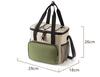 Large Capacity Outdoor Multifunctional Cooler Bag Portable Thickened Insulated Bag Camping Picnic Fresh Keeping Bag