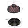 Car Dashboard Anti Slip Mat 360-Degree Rotation Dashboard Phone Holder With Hide Parking Number Plate Interior Accessories