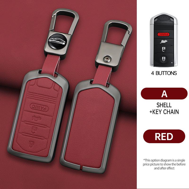 Styling Mouldings Zinc Alloy Car Remote Key Case Cover Fob Holder Shell For Acura ILX MDX ZDX RDX TLX RL TL 2009 2010 2011 2012