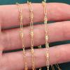 Vintage No Tarnish 14K Gold Filled Hamsa Chains Permanent Bracelet Necklace Making Jewelry Bluk Chains