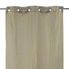 Voilage 100% coton - Taupe - 105x250 cm