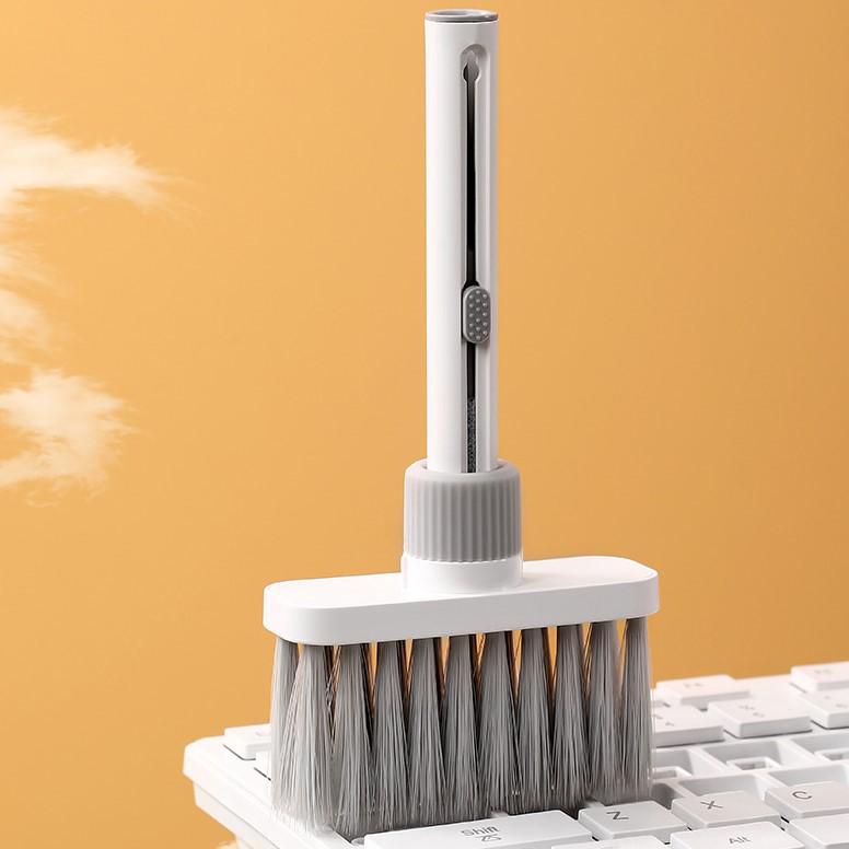 Multifunctional Cleaning Set: Keyboard Brush & Phone/Headset Cleaning Pen