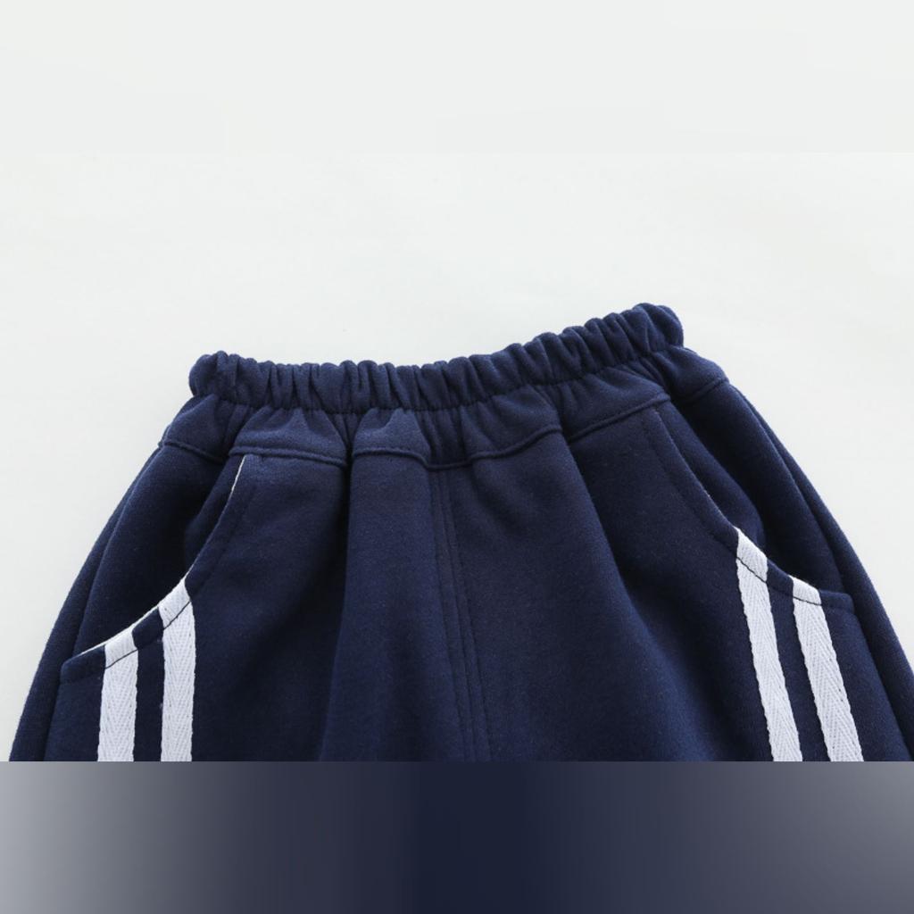 Uformelt langermet sett for barn, komfortable hverdagsantrekk