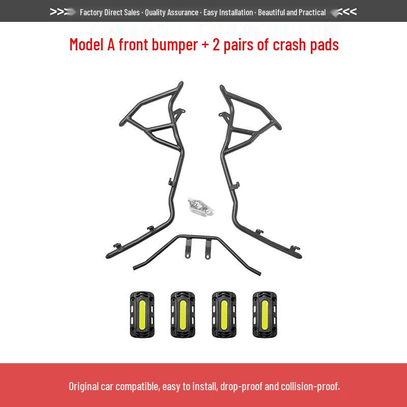 Compatible Accessories for Honda NS150XC: Front & Rear Bumpers, Exhaust & Radiator Covers