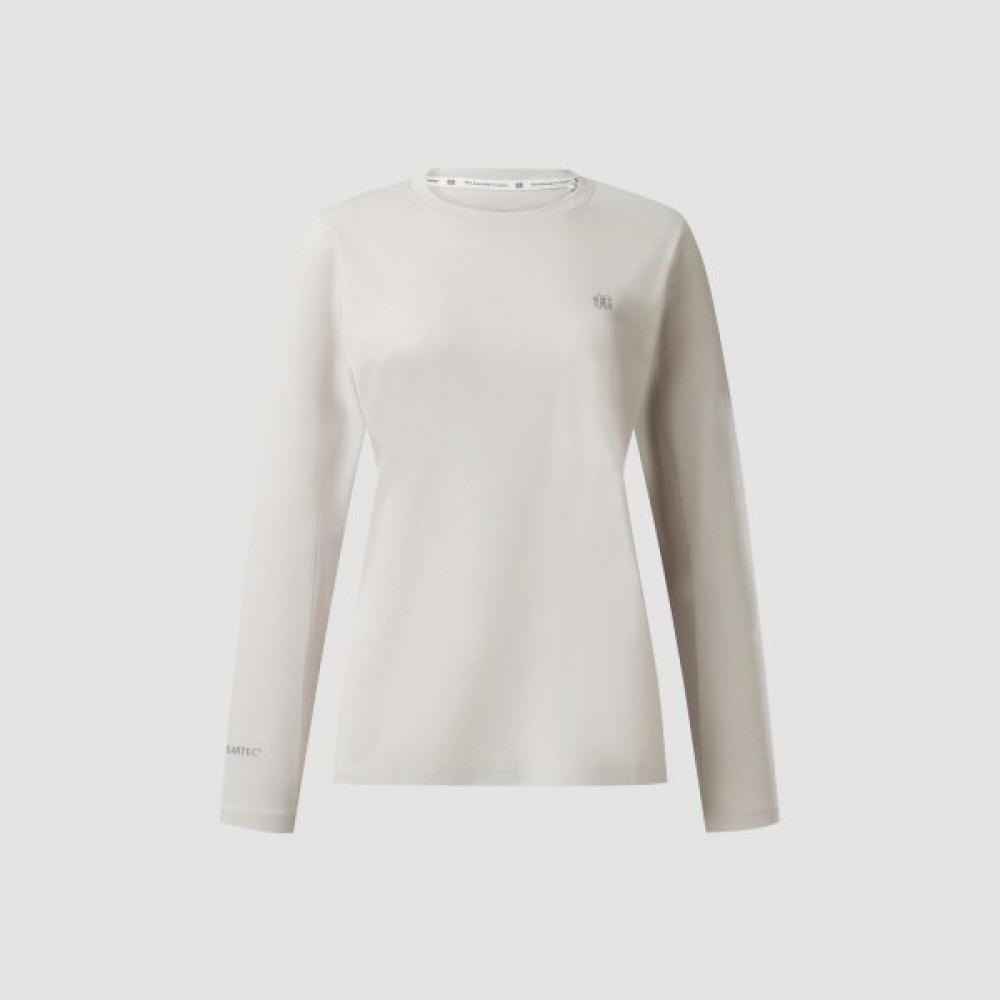 

Kolon SporTS Women S FuncTional Round T ShirT jkTba24152lbe light beige/90