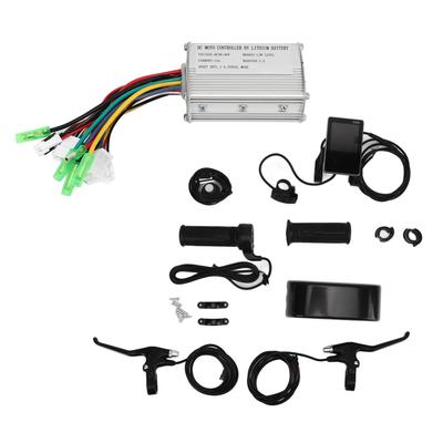 15A DC36V 48V Electric Bike Controller Display Set with Brake Handle Turning Handle PAS Magnetic