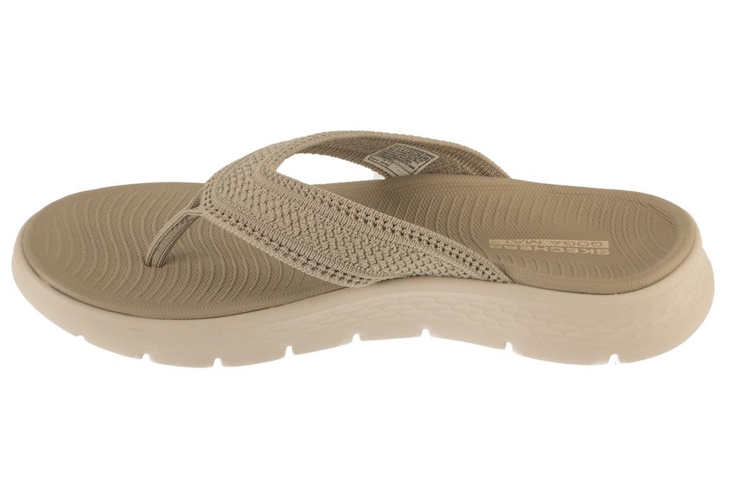 Skechers Go Walk Flex Sandal - Holly, Womens Beige Flip-flops