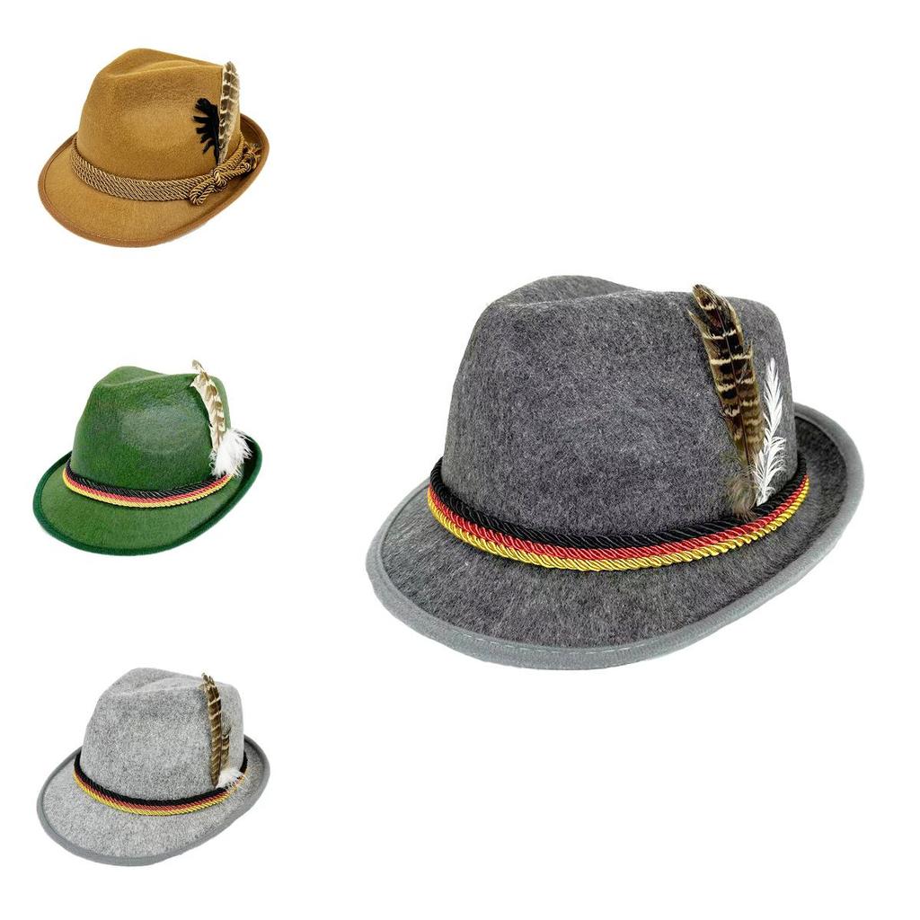 Felt Hat With Feather For Themed Parties And Holiday Gift Giving