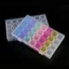 Sealed Empty Nail Art Accessories  Rhinestone Organizer Plastic Storage Box Beads Container