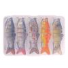 6Boxed Lure Set5PCSMulti-section Fish-shaped Bionic Bait, Soft Bait and Hard Bait, Suitable for Both Freshwater and Saltwater, P