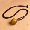 Tiger Eye, Obsidian & Amethyst Pendant Necklace – 16MM for Men